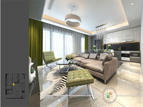  Thiết kế nội thất chung cư Imperia Garden Nguyễn Huy Tưởng