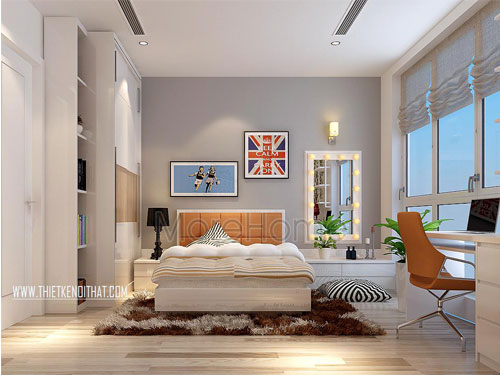  Thiết kế nội thất chung cư ParkHill - Chị Dương